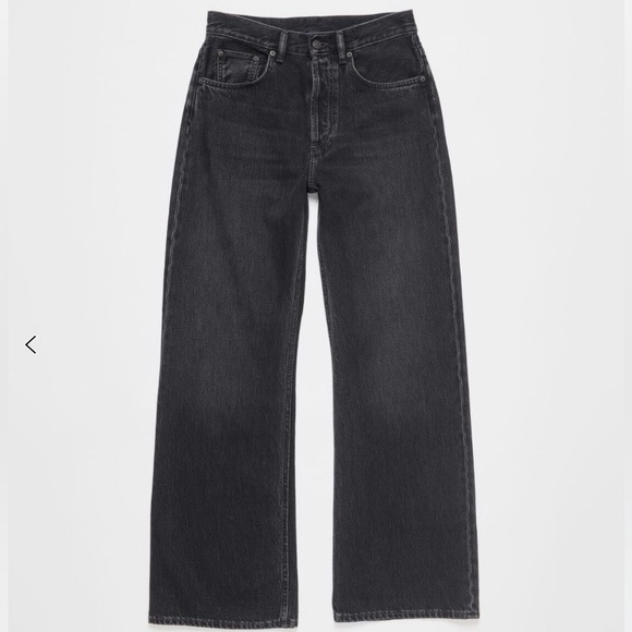 Acne studios mid- rise wide leg jean - Picture 6 of 8